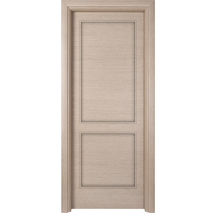 porta rovere sbiancato 2 pannelli