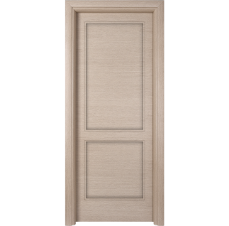 porta rovere sbiancato 2 pannelli