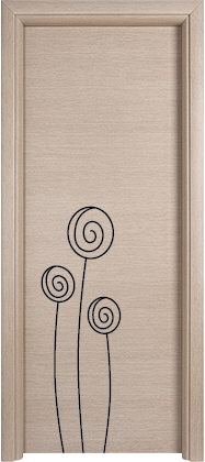 porte interne incise