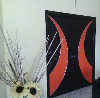 porte interne bicolore